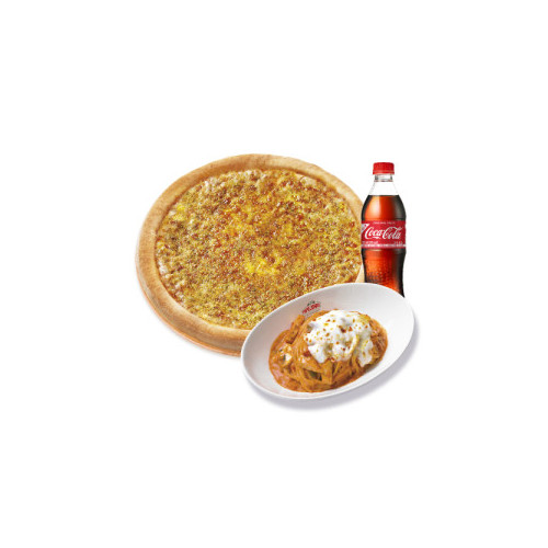 오리지널 식스 치즈(L)+파파스 파스타(로제)+코카-콜라500ml