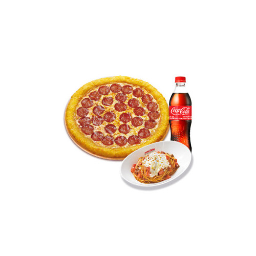 치즈롤 페퍼로니(L)+파파스 파스타(미트)+코카-콜라500ml