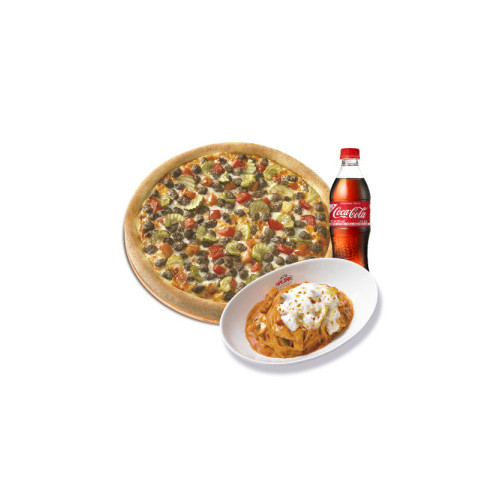 오리지널 더블 치즈버거(L)+파파스 파스타(로제)+코카-콜라500ml