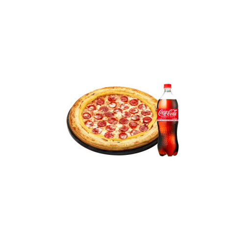 (오리지널)페퍼로니 치즈버스트 L + 콜라 1.25L
